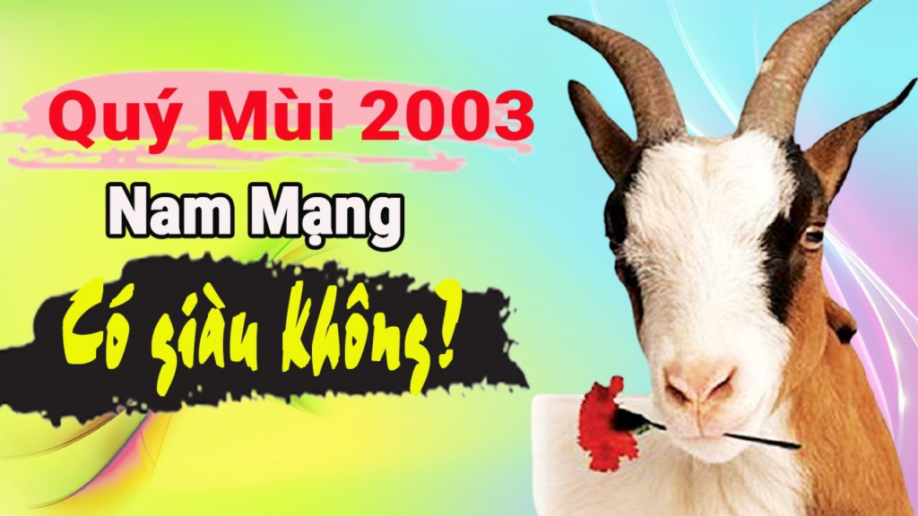 Những người thuộc vào năm 2003 quý mùi phù hợp với công việc như thế nào